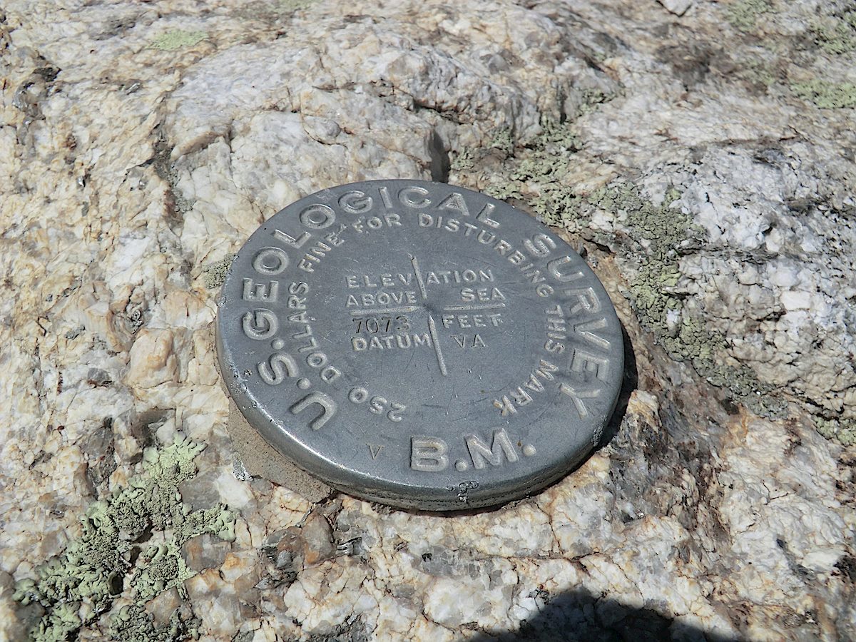 Brinkley Point USGS Marker. May 2012. May 2012