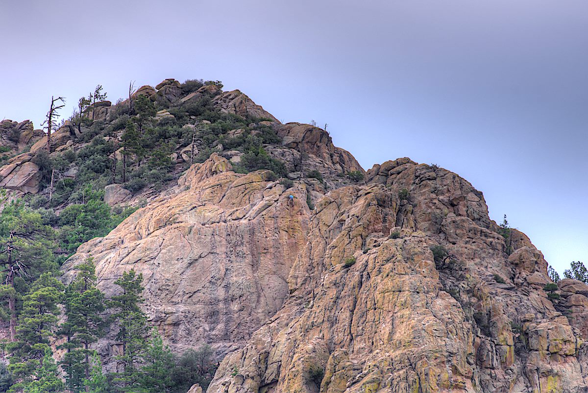 Cliffs below Point 7954. July 2013.