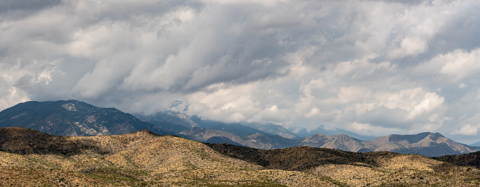 A storm over the Santa Catalina Mountains - A-7 Ranch between Redington Road and the San Pedro River.