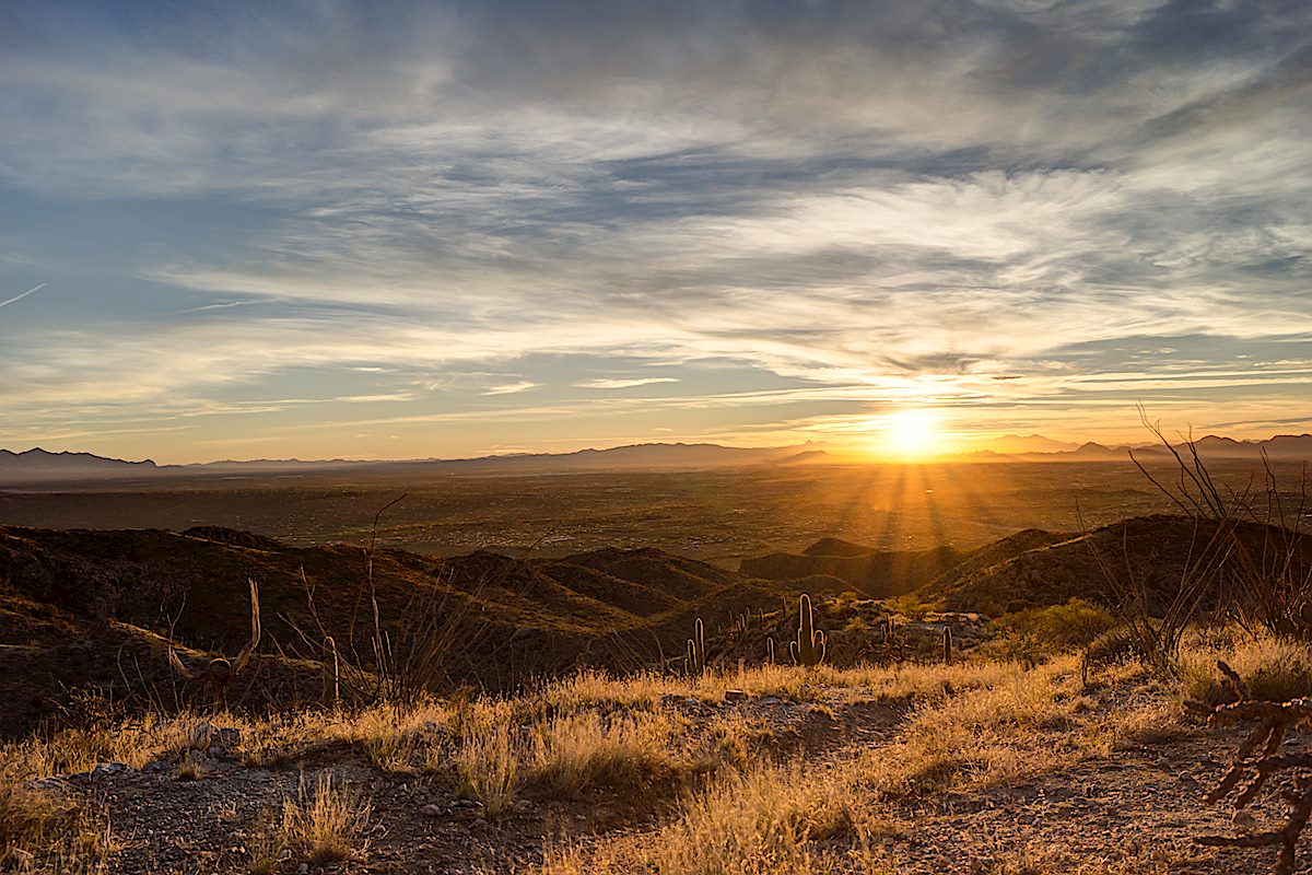 Sunset. December 2013.