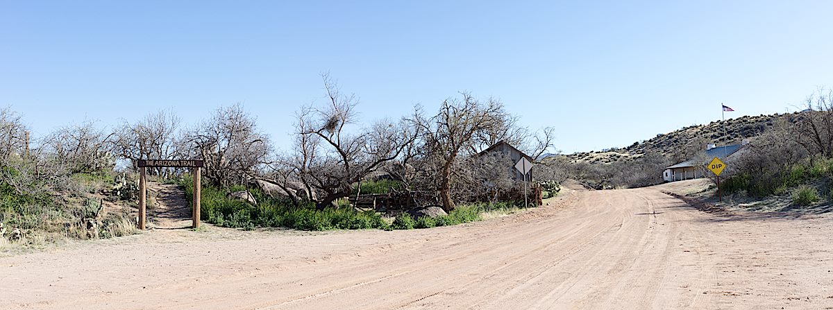 American Flag Trailhead. March 2015.