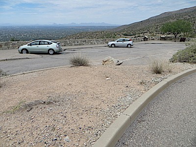 Babad Do’ag Vista and Trailhead Parking. August 2013. August 2013