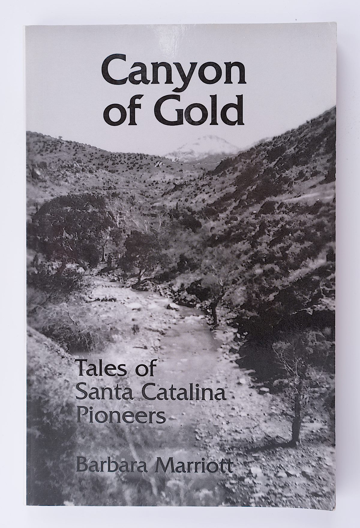 Canyon of Gold, Tales of Santa Catalina Pioneers, Barbara Marriott. March 2016.