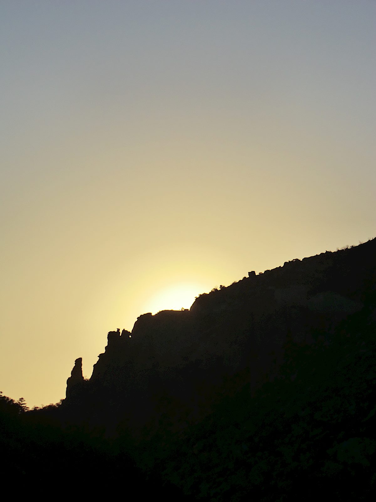 Sunset from the Bug Spring Trail. February 2012