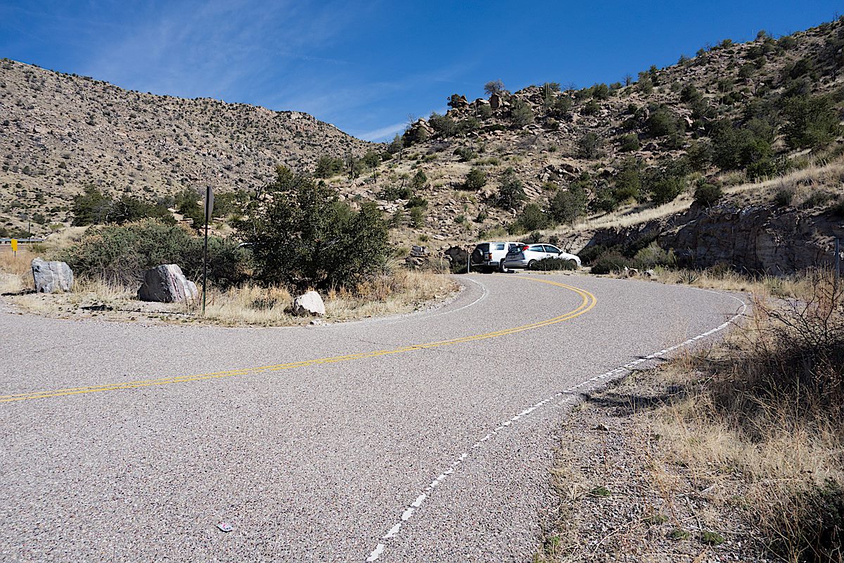 Bug Spring Trailhead Parking. March 2014.