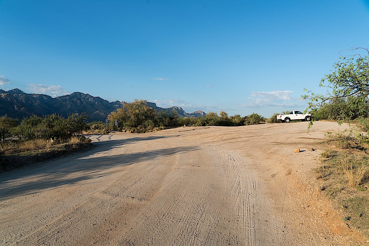 Main Golder Ranch Parking Area. July 2016.