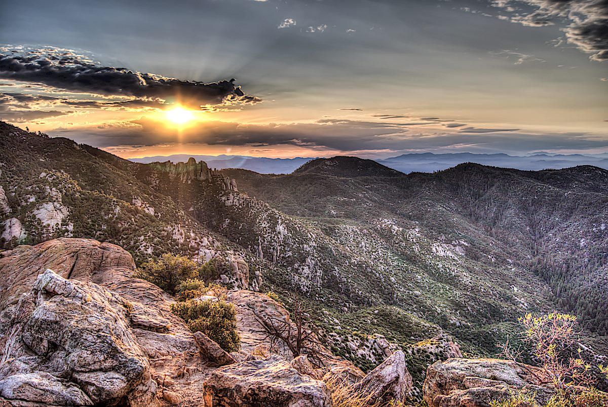 Sunrise on Lizard Rock. July 2013.