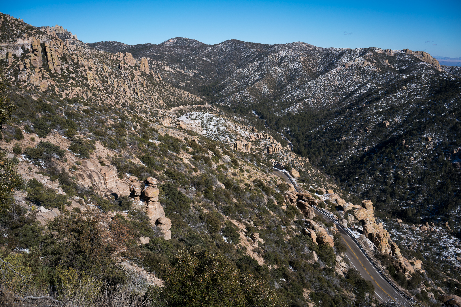 Light Snow in Bear Canyon. February 2016.