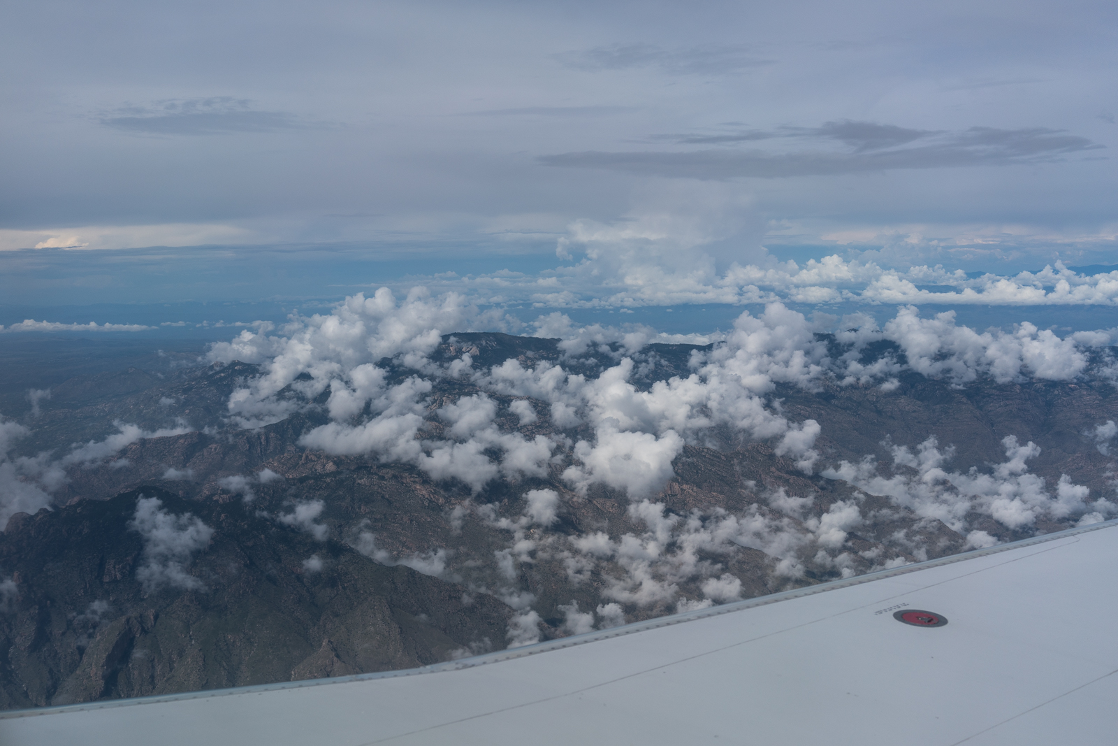 Clouds over the Santa Catalina Mountains. July 2016.