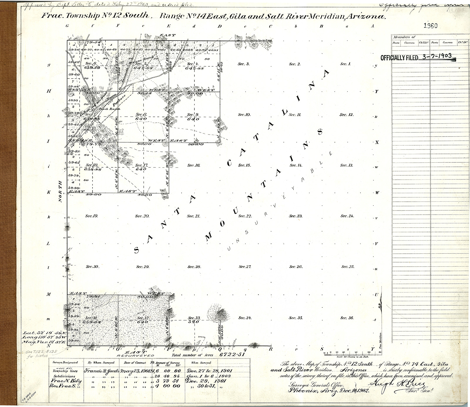 Township 12 South, Range 14 East, 1902 - General Land Office.