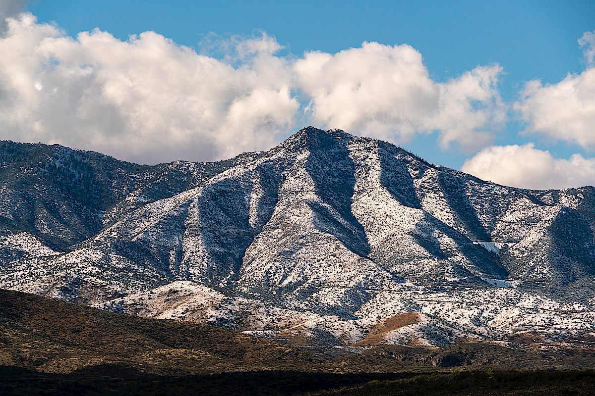 Marble Peak from the Davis Mesa Road. December 2018.