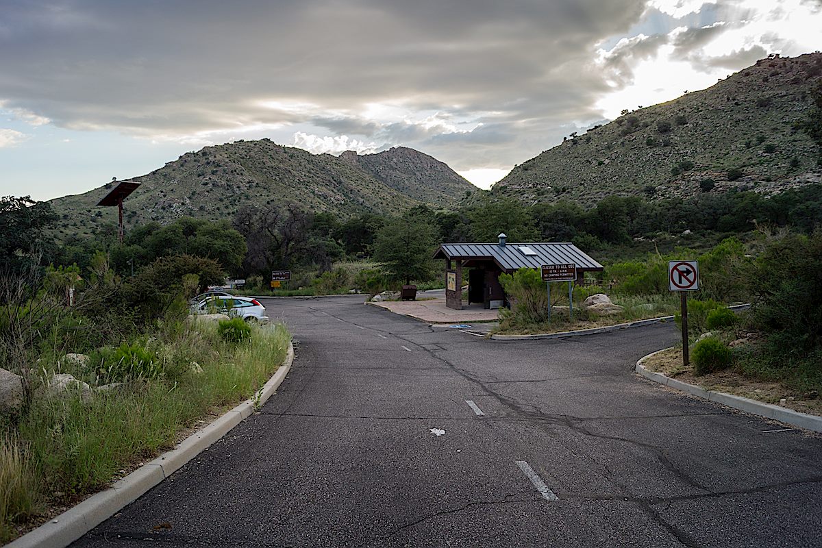 Molino Basin Parking Area. August 2013.