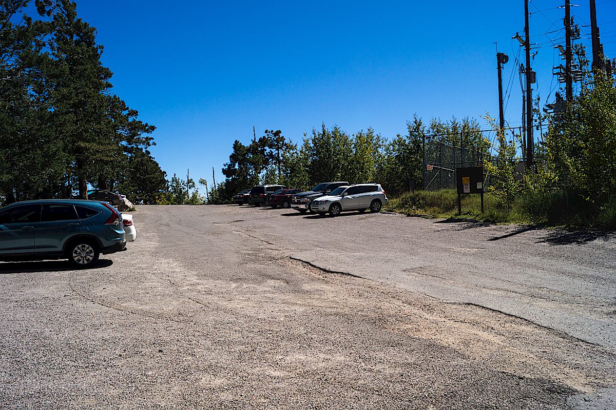 Mount Lemmon Recreation Area parking area. October 2013.